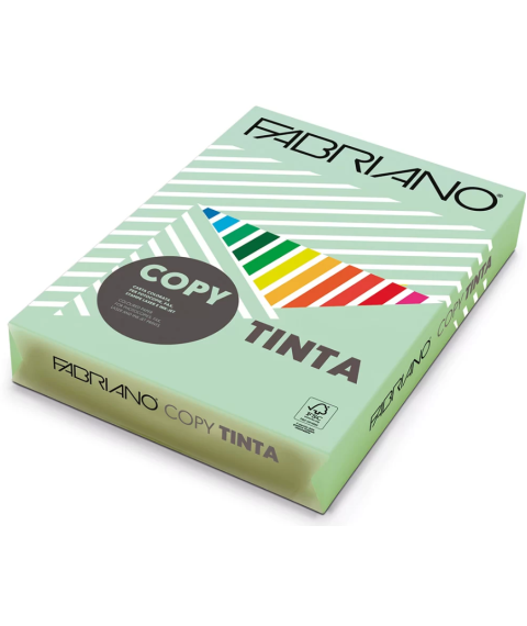 Hîrtie colorată A4 FABRIANO Tinta Acqua Marina, 160 gr/m2, 250 foi, pastel, verde 